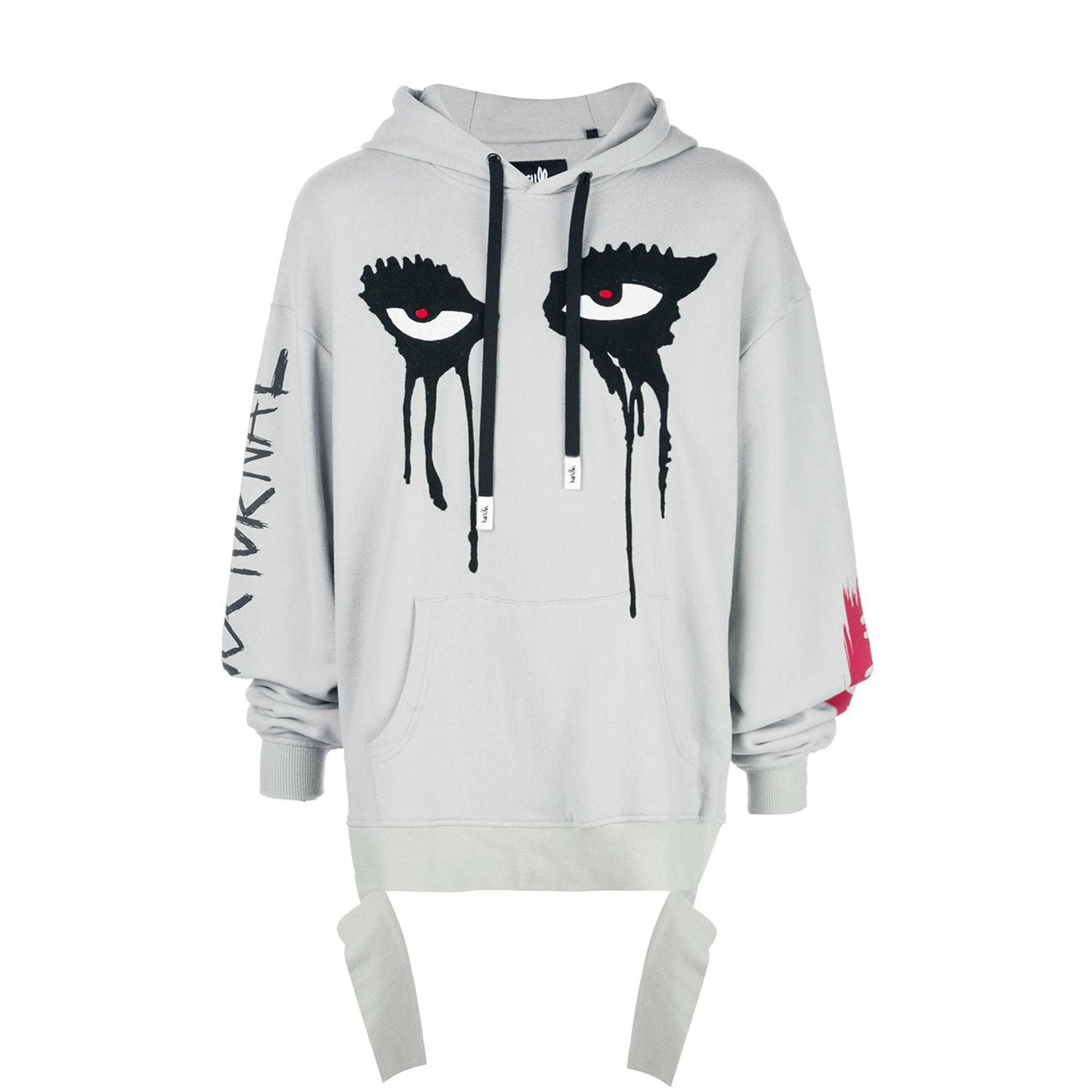 AMIRI Army Paint Hoodie Heather Grey Men's - SS21 - US