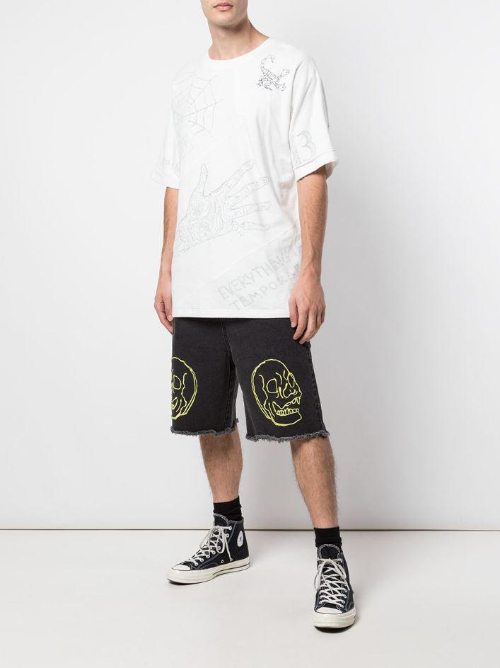 MIXED MANIA QUAD CUT TEE OFF-WHITE