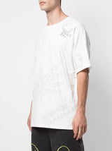 MIXED MANIA QUAD CUT TEE OFF-WHITE