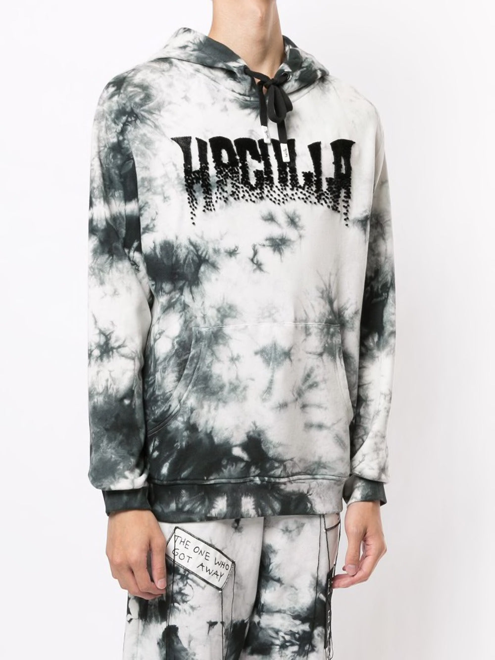 Haculla Skull Mystery Hoodie Off White Tie Dye L